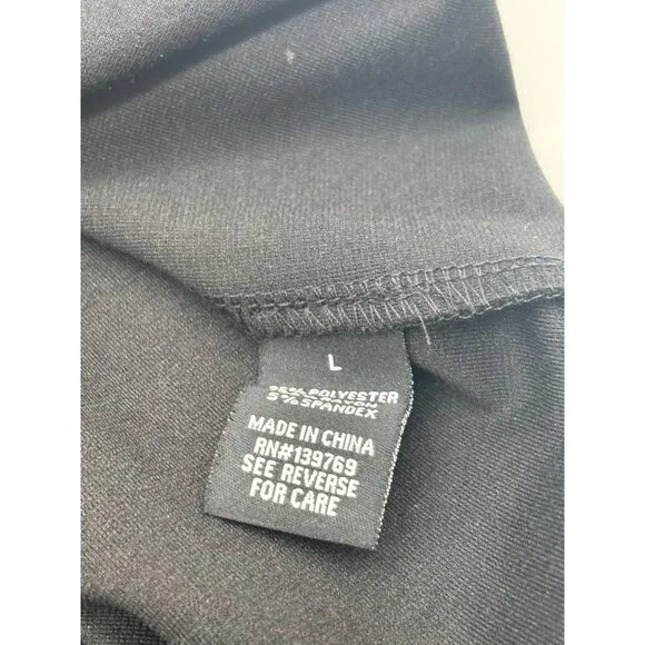 Oakie & Lola Women’s Pleated A-Line Skater Skirt, black, L- preowned - Picture 3 of 6